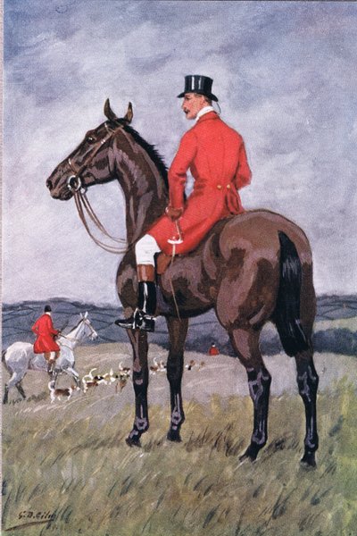 By Flood and Field: And One Who Rode on a Dark Brown Steed, from Poems of Adam Lindsay Gordon Published by T. N. Foulis, 1912 by Godfrey Douglas Giles